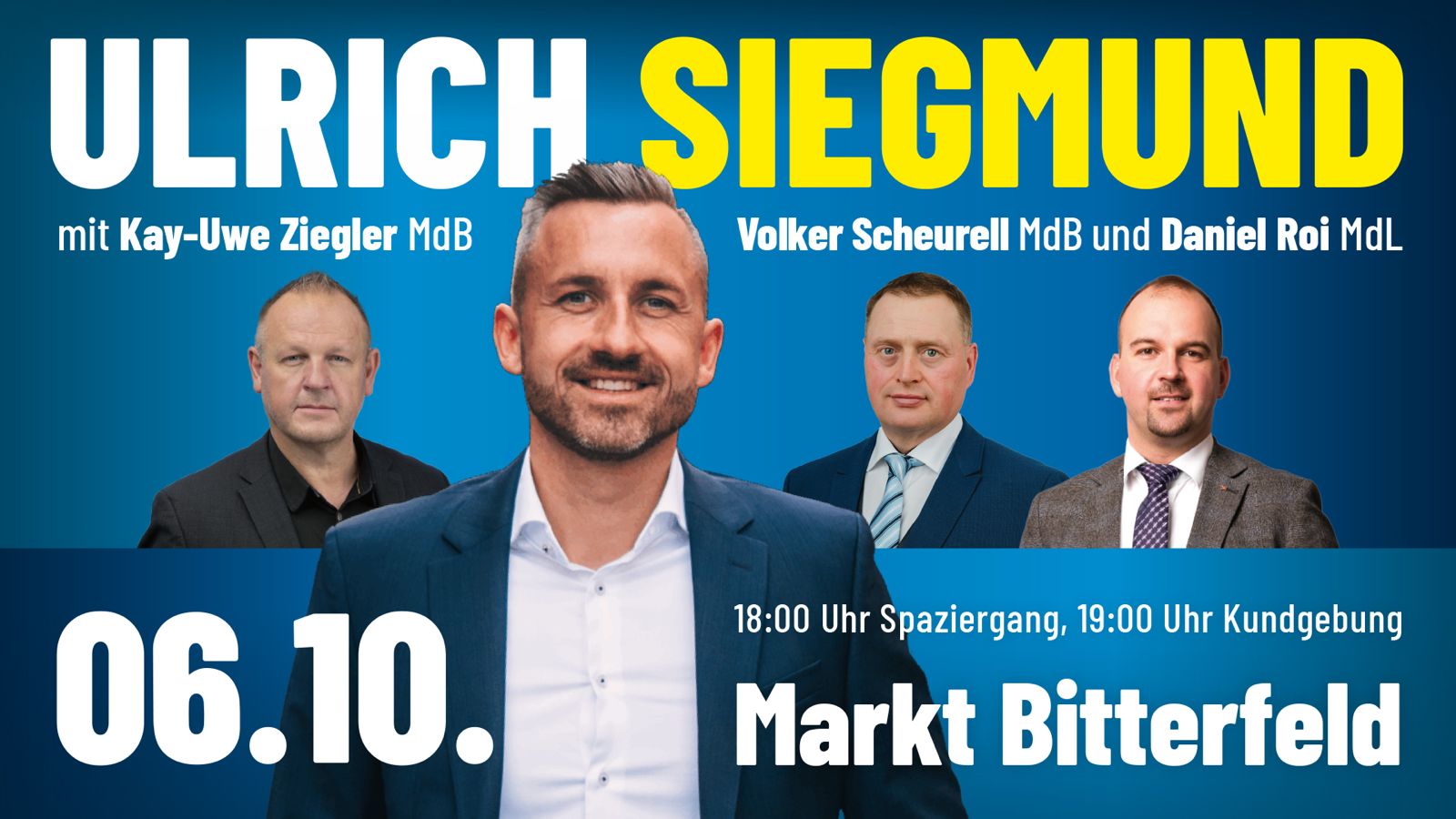 Demo 06.10.2025 Bitterfeld Marktplatz