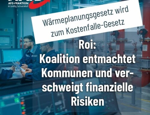 Wärmeplanungsgesetz wird zum Kostenfalle-Gesetz l Roi – Koalition entmachtet Kommunen und verschweigt finanzielle Risiken (12.02.2026)